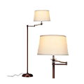 Brightech Caden 62in Oil Brushed Bronze Mid-Century Modern Extendable LED